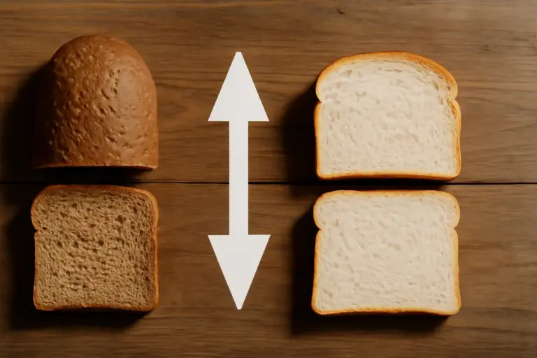 Pane integrale vs pane bianco: il confronto che nessuno ti spiega chiaramente