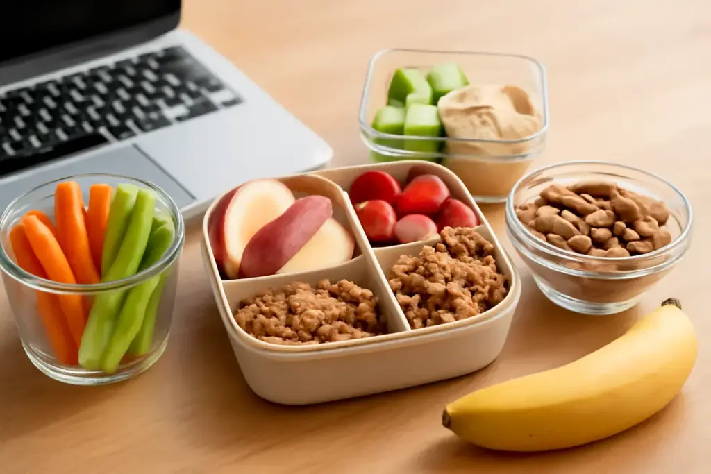 Snack salutari da portare al lavoro: idee pratiche che sostituiscono i prodotti confezionati